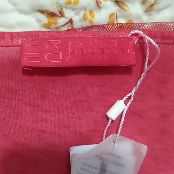 Fred Sabatier Dress Raspberry Red Flowing Shift Size 14 NWT - Picture 8 of 9